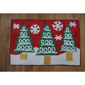<b>Christmas</b> <b>Bath</b> <b>Mat</b> Cotton Tufted Bathmat Super Absorbent Water Washable Non-slip Rug - Product Image 3