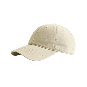 หมวกเบสบอลผ้าฝ้าย 100% หมวกแก๊ปแฟชั่นแบบเรียบสำหรับคุณพ่อ ปรับแต่งได้ หมวกกีฬาปักโลโก้สำหรับผู้ชาย - Product Image 3