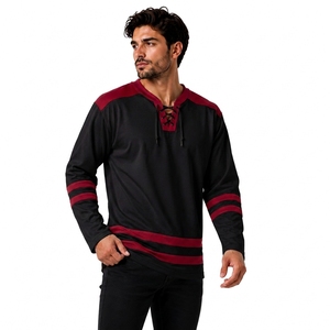 Uniforme de Hockey sobre Hielo Premium, Jersey con Logotipo Personalizado, Marca Privada, Fábrica Deportiva, 100% Poliéster, Absorbente de Humedad, Cuello Redondo, Manga Larga - Product Image 6