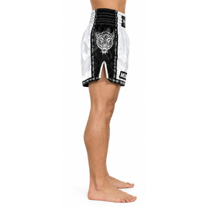 Pantalones Cortos de Muay Thai Profesionales de Competición con Diseño Personalizado OEM |   Pantalones Cortos de Boxeo Duraderos con Aberturas Laterales para Entrenamiento y Combate - Product Image 4