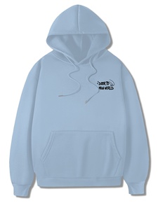 Sweat-shirt à capuche unisexe personnalisé avec broderie et impression, en coton premium, pour les marques de vêtements de mode - Product Image 1