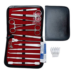 ชุดเครื่องมือผ่าตัดสำหรับนักศึกษา Medivolve CE ISO ทำจากเหล็กกล้าไร้สนิม ชุดเครื่องมือแพทย์และสัตวแพทย์สำหรับการศึกษากายวิภาคศาสตร์และชีววิทยา ชุดอุปกรณ์ห้องปฏิบัติการ - Product Image 1