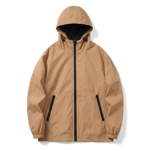 Custom Company Logo Windproof Hiking Coat Hooded Outdoor <b>Waterproof</b> Mesh Lining Lightweight Softshell Polyester Unisex <b>Winter</b> - Product Image 3