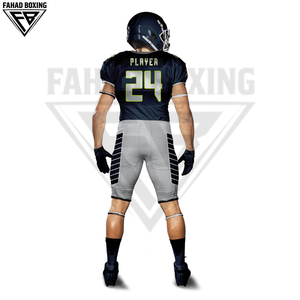 Pantalones de Jersey de Tela de Malla Transpirable para Entrenamiento, Partidos y Juego, Camisetas de Fútbol Americano de Poliéster de Talla Grande, Tops Cortos - Product Image 2