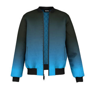 Chaqueta de bombardero ligera a prueba de viento personalizable unisex, ropa de abrigo informal de moda con logotipo personalizado para invierno, venta al por mayor, OEM/ODM - Product Image 1