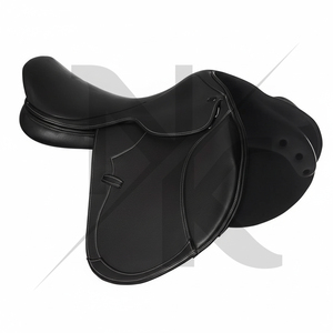 Selle anglaise en cuir de haute qualité, équipement d'entraînement équestre, étriers de sécurité renforcés, produits d'équitation anglaise en provenance d'Inde - Product Image 4