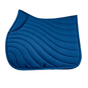Almohadilla de Silla de Montar para Caballo Multiusos de Algodón Gris Premium Personalizada OEM |   Almohadilla de Silla de Montar Acolchada Ondulada con Relleno de Poliéster y Correa de Sujeción - Product Image 6