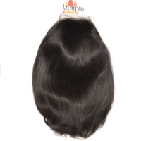 Perruques en Cheveux Indiens 13*4 HD Lace, Fabrication sans Colle, Ligne de Cheveux Naturelle Non Traitées, Pré-épilées, Densité Personnalisée, 100g, Noir Remy