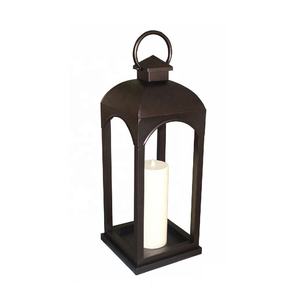 Bougeoir moderne à 2 verres de haute qualité avec métal et fer pour les événements intérieurs ou extérieurs Mariages Fêtes Décorations pour la maison - Product Image 4