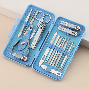 10 in 1 Professional Manicure Pedicure <b>Kit</b> with Stainless Steel Tools for Complete Hand and Foot <b>Nail</b> Care at Home and Travel Us - Product Image 6