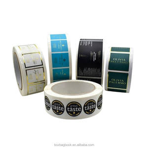 Bereit zum Versand benutzer definierte Logo-Etiketten aufkleber farbig bedruckte wasserdichte Barcode runde Dreieck Herzform Siegel aufkleber Lebensmittel etiketten - Product Image 2