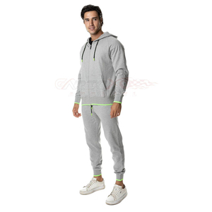 Conjunto de chándal de invierno transpirable para mujer con lavado ácido, estilo urbano vintage, bordado desgastado, sudadera con capucha de felpa y pantalones de chándal - Product Image 2