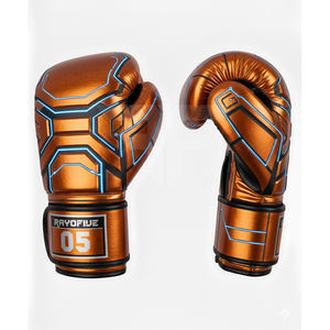 Guantes de entrenamiento personalizados para saco de boxeo, guantes de boxeo al por mayor de cuero PU, guantes de entrenamiento con logo personalizado - Product Image 4