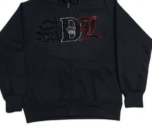 Sudadera con Capucha para Hombre, Informal, de Invierno, Lisa, con Logotipo Personalizado, Botones, Pedrería, Estampado Urbano, 100% Algodón, Felpa - Product Image 4