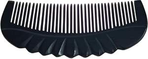 Handcrafted Natural Horn <b>Comb</b> Anti-Static Hair <b>Wide</b> Fine Tooth Design Gentle Detangling Scalp Care - Product Image 6