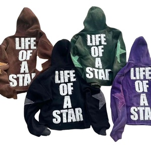 Conjunto Deportivo de Invierno para Hombre, Personalizado, con Estampado Desgastado, Bordado, Sublimación, Ecológico, Corte Regular, Sudadera con Capucha Gruesa y Pantalones Jogger - Product Image 1