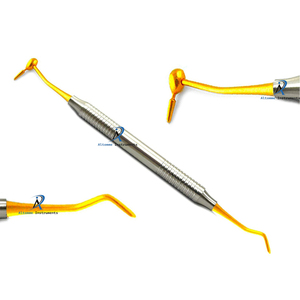 Juego de Instrumentos Dentales de Titanio y Oro Compuesto CIG 6, Herramientas de Relleno Antiadherentes, Ergonómicas, Ligeras y Manuales - Product Image 4