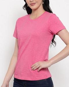 Camiseta de mujer de manga corta, transpirable y cómoda - Product Image 1