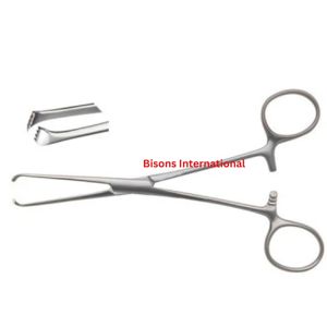 Pinzas Quirúrgicas Dentadas de Acero Inoxidable Allis de Alta Calidad BISONS, Instrumento Médico Reutilizable con Certificación CE ISO OEM - Product Image 2