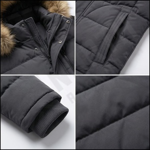 Épais hommes nouveau chaud Parka vestes hiver décontracté vêtements d'extérieur pour hommes manteaux solide col montant mâle coton rembourré doudoune pour homme - Product Image 4