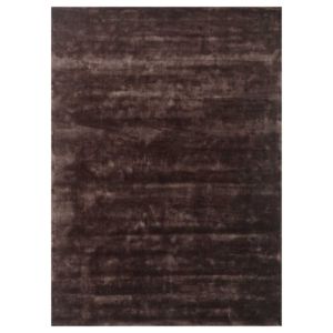 OEM Luxury Viscose silk Plain Area <b>Rug</b> Hand Loom Brown Carpet Cut Pile Plain Luxury Washable Non-Slip Medium Pile High Quality - Product Image 1