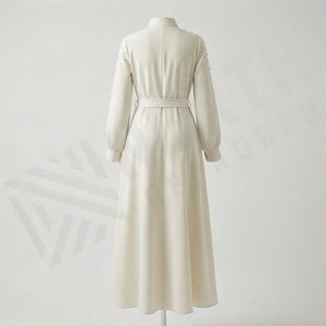 Moda Modesta para Mujeres, Ropa Tradicional Musulmana, Vestido Abaya, Bufanda Personalizada para Damas, Prenda Islámica de Lino, Estilo Cerrado y Abierto - Product Image 2