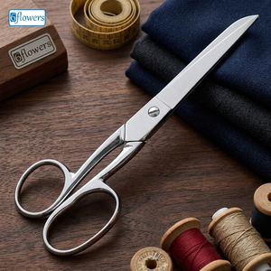 Ciseaux de tailleur professionnels avec des lames droites en acier inoxydable tranchantes |   Ciseaux à tissu robustes pour la couture et la confection - Product Image 3