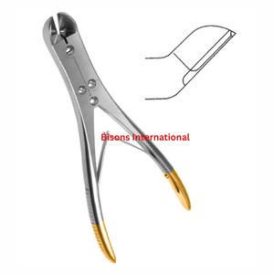 คีมตัดลวดออร์โธปิดิกส์แบบแมนนวล BISONS ขนาด 12 ซม. ผลิตจากสแตนเลสสตีล สำหรับการผ่าตัด ได้รับการรับรองมาตรฐาน CE - Product Image 2
