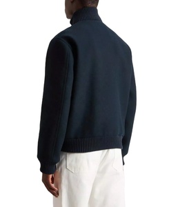 Veste universitaire d'hiver pour homme, style vintage, en laine, imperméable et respirante, avec manches en toile de laine épaisse, fabrication OEM sur mesure - Product Image 2