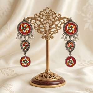 Lustres DIVYORO RED MEENAKARI - Product Image 1