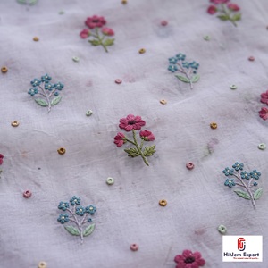 Wholesale Embroidered <b>Fabric</b> for Garments Custom Textile OEM ODM Manufacturer Factory Custom Embroidery <b>Fabric</b> Supplier - Product Image 6