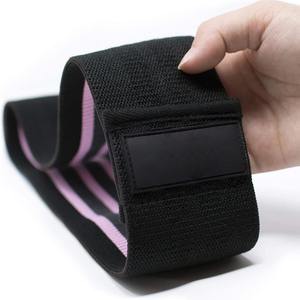 Green <b>Exercise</b> Resistance <b>Band</b> Nylon Comfortable For Adults Workout Fitness Equipment - Product Image 4