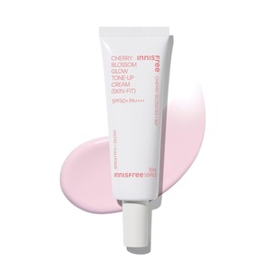 INNISFREE King Cherry Blossom Glow Skin Fitton up SPF 50PA crema per il viso 50ml con alta protezione solare - Product Image 1