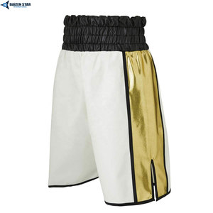 Custom Logo Men’s Boxing Shorts Lightweight Breathable Polyester Muay Thai Training Fight Shorts Wholesale - Product Image 4