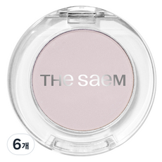The Saem Sammul Single Shadow Matte WH01 Whipped <b>Cream</b> White 6-Piece Set for <b>Fair</b> Skin Tone Discounted Powder Form - Product Image 1