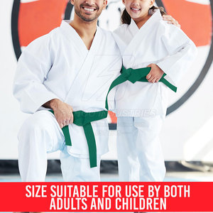 Cinturón de Karate para Artes Marciales, Cinturón de Cintura de Algodón Resistente para Entrenamiento y Competición, Cinturón Duradero para Practicantes Adultos - Product Image 3