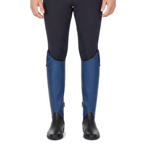 Protège-jambes en cuir de qualité pour chevaux, avec sangle réglable, pour l'entraînement équestre en extérieur - Product Image 1