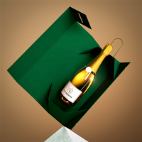 Boîte cadeau rigide de luxe pour whisky avec bouchon à vis pour bouteilles de 700 ml/750 ml |   Emballage personnalisé avec logo en feuille d'or, finition mate, poignée pour spiritueux