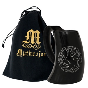 Mug en corne de Viking de haute qualité, nouveau design, tasse en céramique, accessoires pour bar, fête, bière - Product Image 1