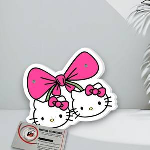 Placas de Pestañas de Alta Calidad con Estampado de Hello Kitty Rosa, Marca Privada, Placa para Extensión de Pestañas, Acrílico Magnético Personalizado - Product Image 5