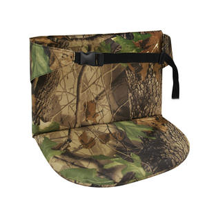Coussin de siège pliable et imperméable pour la chasse, avec ceinture de taille réglable, en matériau camouflage, idéal pour le camping et la pêche en extérieur - Product Image 1