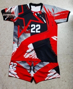 DYNAMEL WEARS Conjunto de Camiseta de Voleibol Sublimada para Hombre, Uniforme de Fútbol Corto para Equipo - Product Image 1