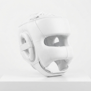 Protector de Cabeza de Boxeo Unisex de Cuero PU, Casco Protector con Cordones y Cara Abierta para Adultos, Uso Universal - Product Image 2