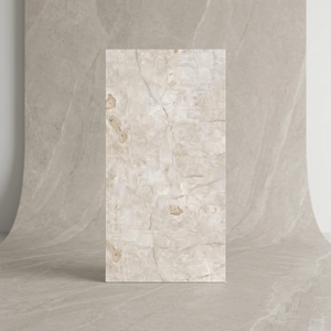 Pierre artificielle frittée Alfa Beige ivoire 1600*3200 marbre pur grande dalle pour repas en plein air Route-Carreaux muraux intérieurs en porcelaine - Product Image 3