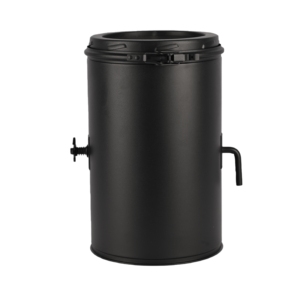 Tuyau de cheminée en acier inoxydable à double paroi isolé sur mesure 0,5M-1M avec amortisseur <span class=keywords><strong>et</strong></span> revêtement noir miroir, fixation Twist-lock pour foyer <span class=keywords><strong>et</strong></span> poêle - Product Image 4