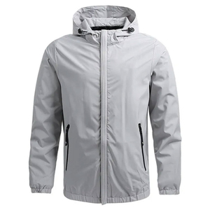 High Quality 2025 Custom <b>Mens</b> Softshell <b>Jacket</b> Windproof Outdoor Breathable Hooded <b>Long</b> Sleeve Zip Closure with Latest Design - Product Image 1
