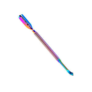 Pousse-cuticules professionnel en acier inoxydable coloré, outil de soin des ongles pour manucure, pédicure, salon et usage domestique, double extrémité durable - Product Image 6