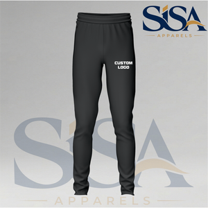 Custom Black <b>Trouser</b> Pant Polyester Fleece Apparel Manufacturing Sportswear - Product Image 2
