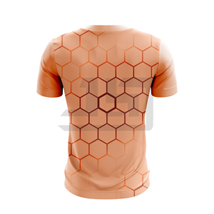 Camisetas de Cuello Redondo para Hombre, Tejido Grueso, Logotipo Frontal, Manga Corta, Spandex/Poliéster, Corte Regular, Estilo Minimalista Normcore - Product Image 4
