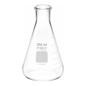 Frasco Erlenmeyer de Vidrio Borosilicato Corning para PYREX de 2000 ml, Boca Estrecha, Borde Reforzado para Uso en Laboratorio - Product Image 1